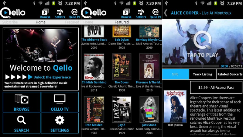 Illustration for article titled Songkick Concerts, Qello, and More